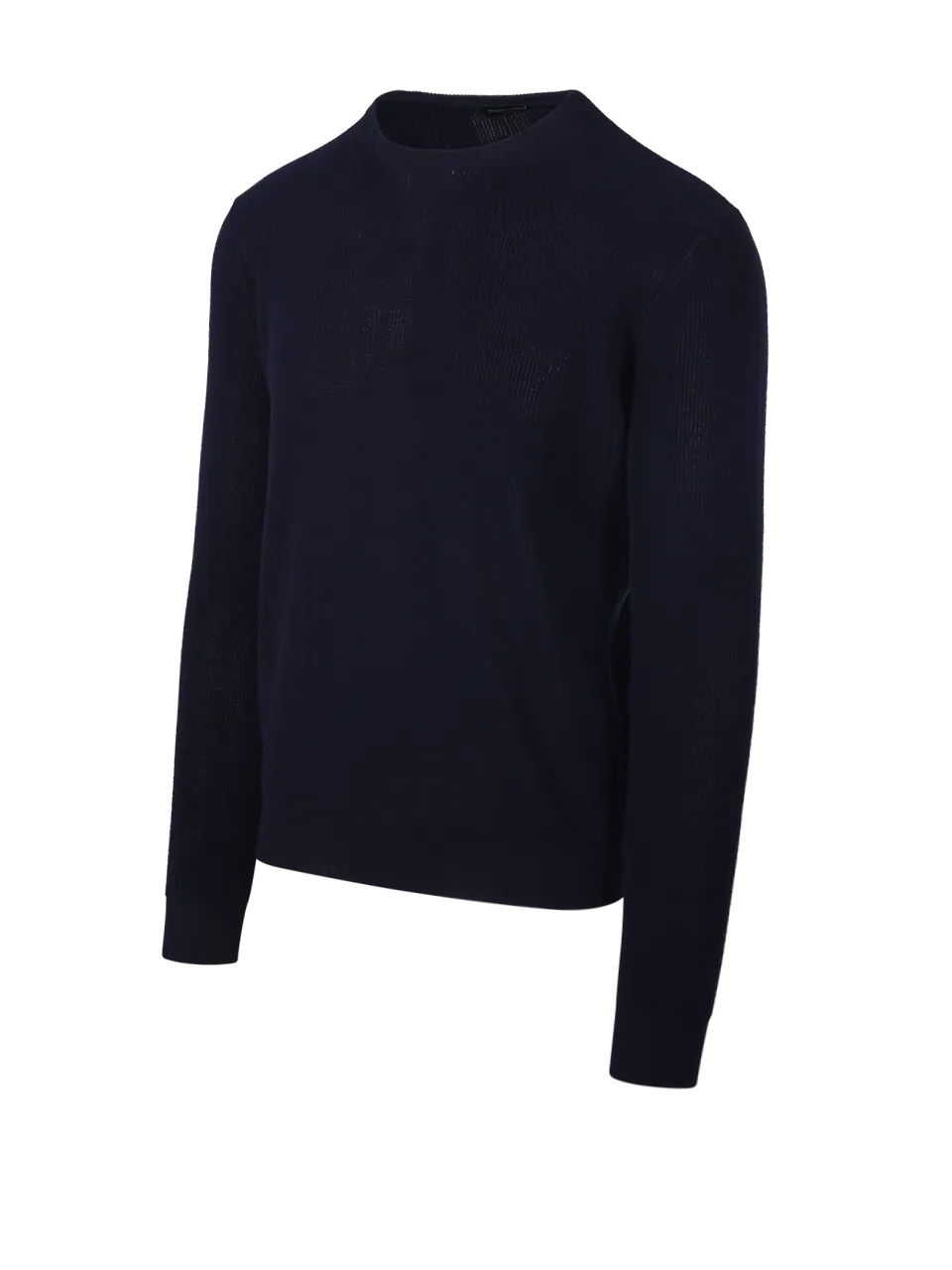 MEN ROBERTO COLLINA DARK BLUE COTTON PULLOVER