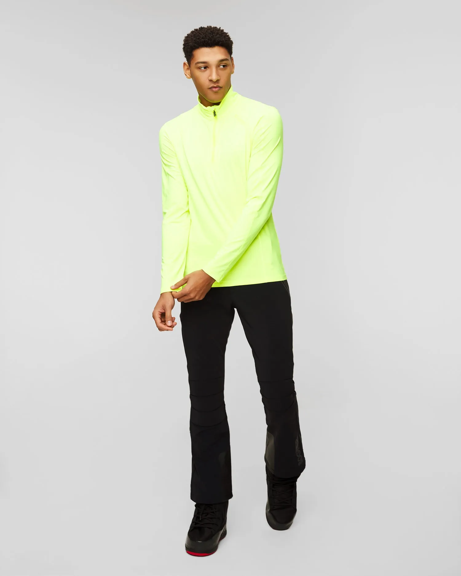 Men's neon-coloured ski turtleneck BOGNER Harry 51005953-311