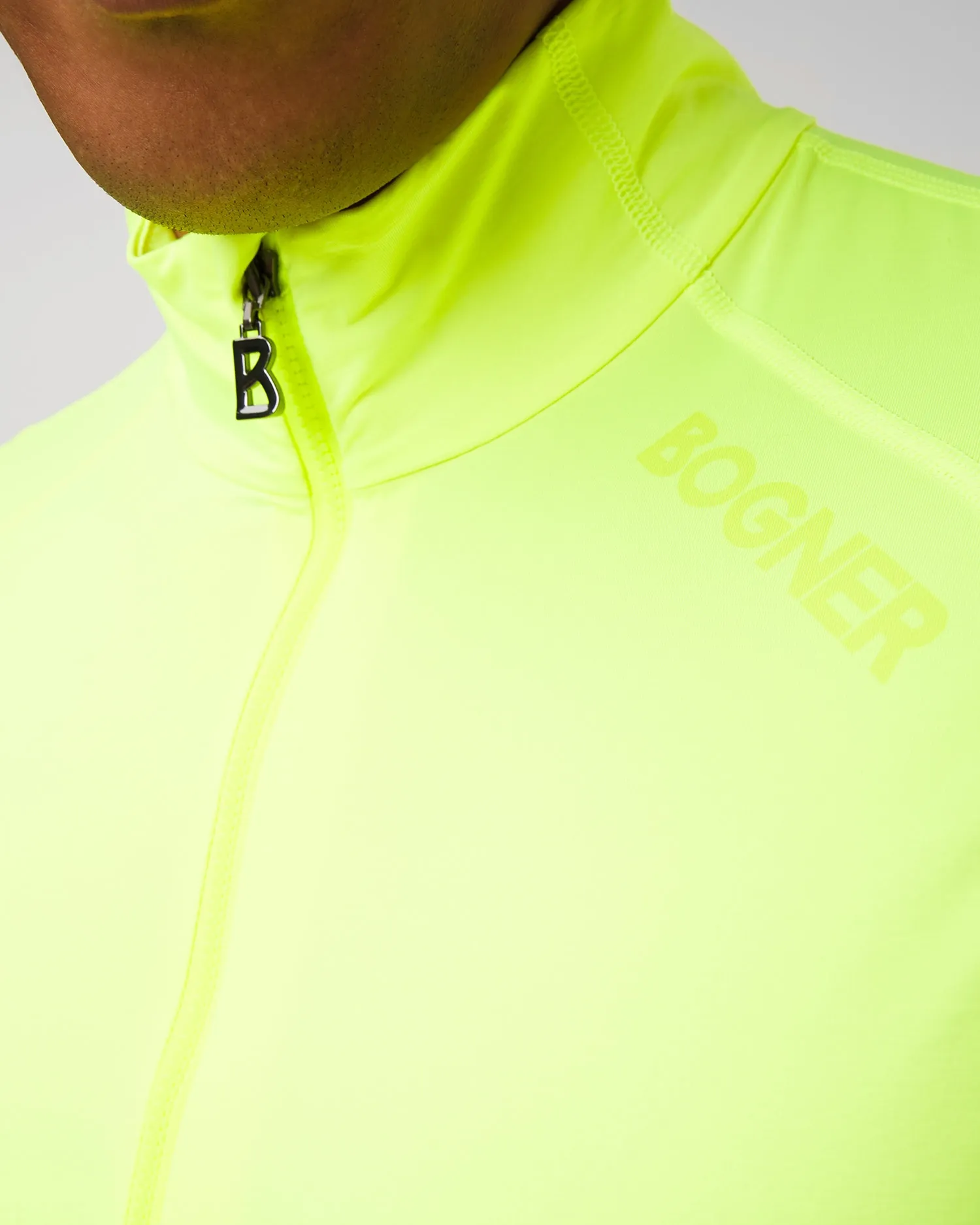 Men's neon-coloured ski turtleneck BOGNER Harry 51005953-311