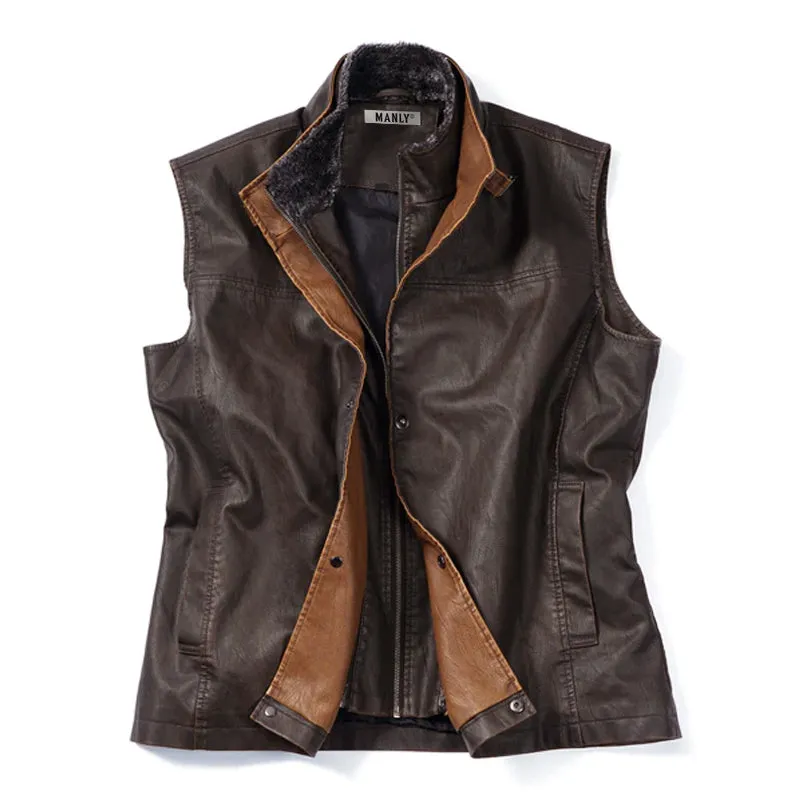 MEN'S 1969 OLD MAN CLUB VINTAGE DOUBLE COLLAR VEST