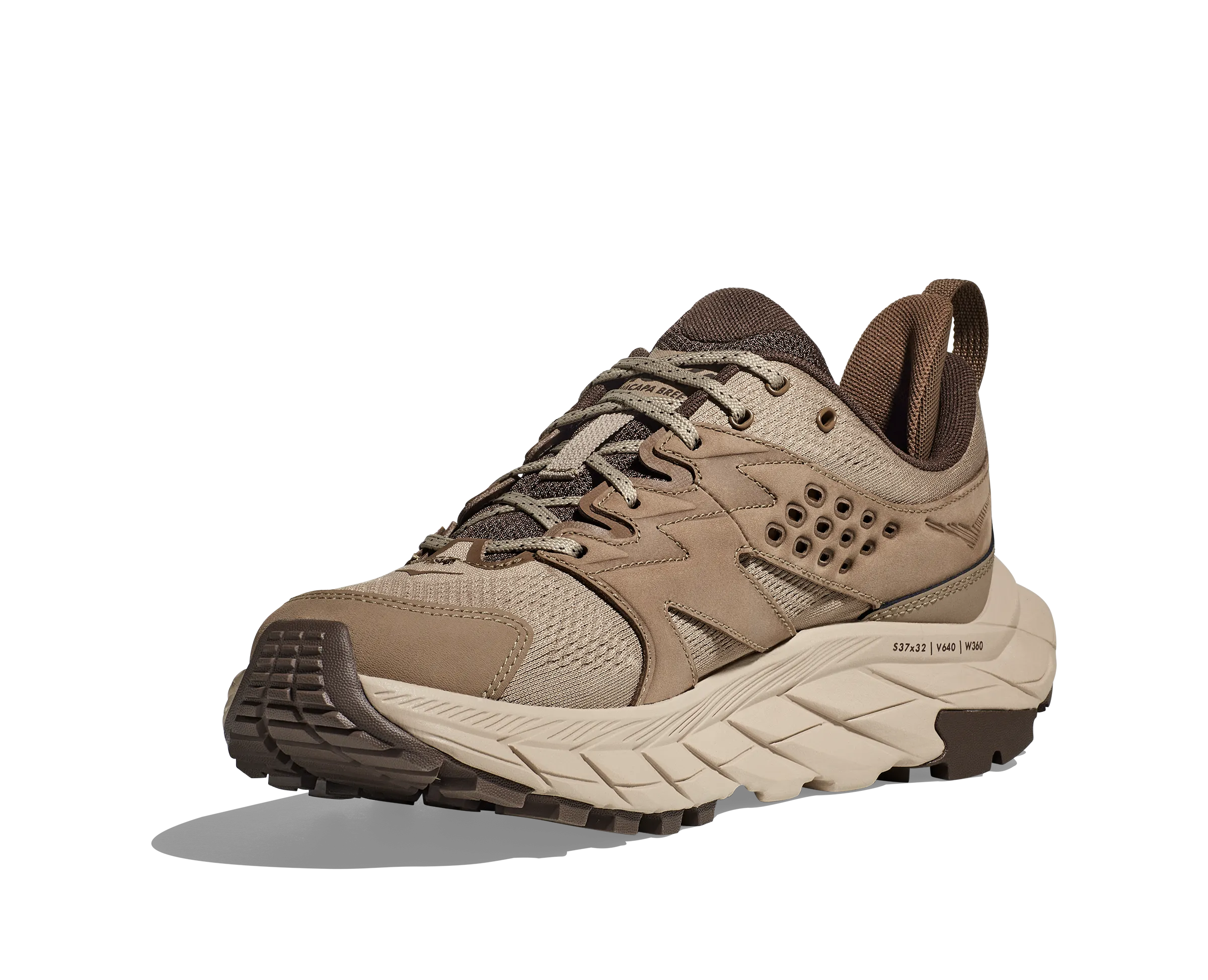 Men's Hoka Anacapa Breeze Low Color:  Dune / Oxford Tan