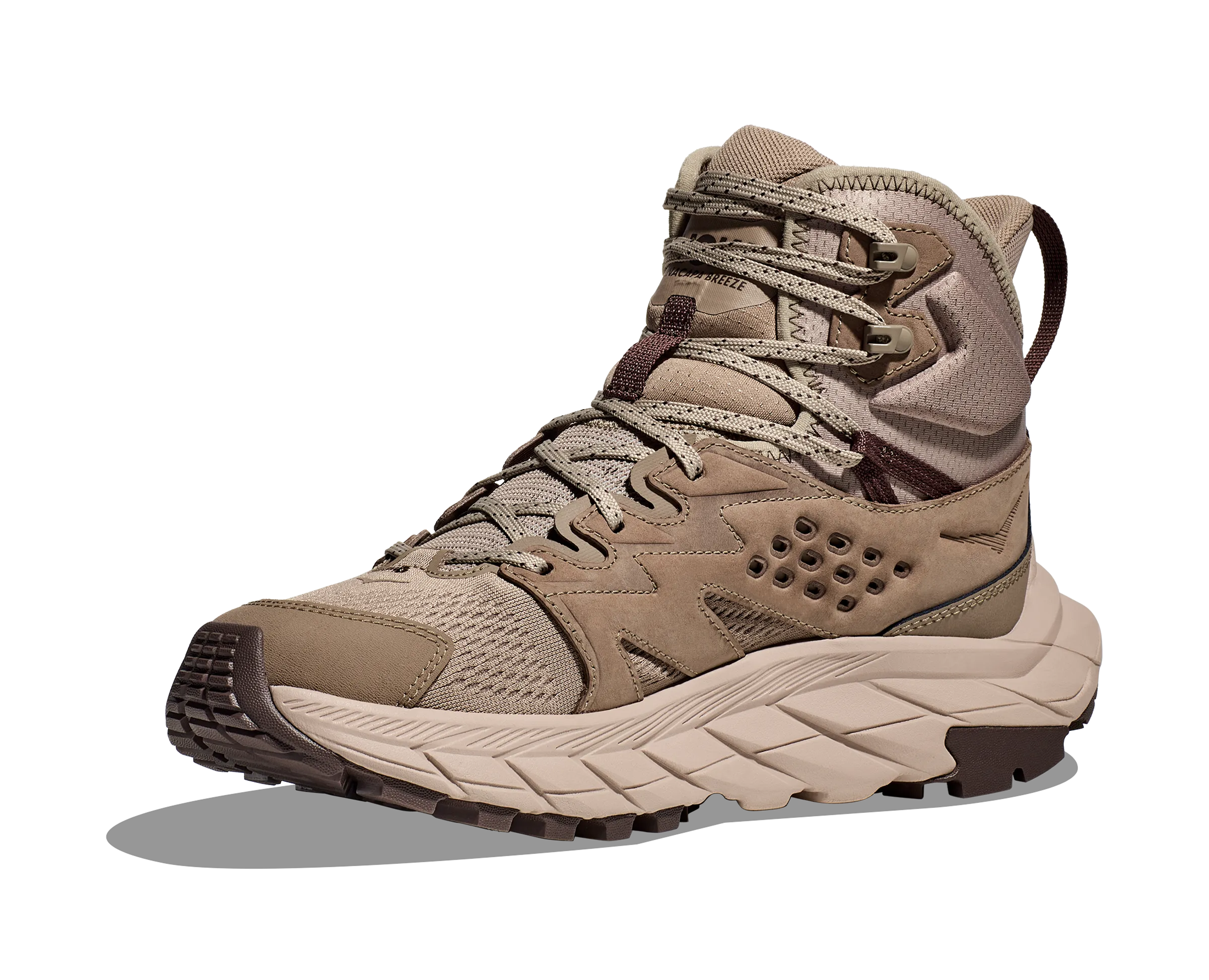 Men's Hoka Anacapa Breeze Mid Color: Dune / Oxford Tan