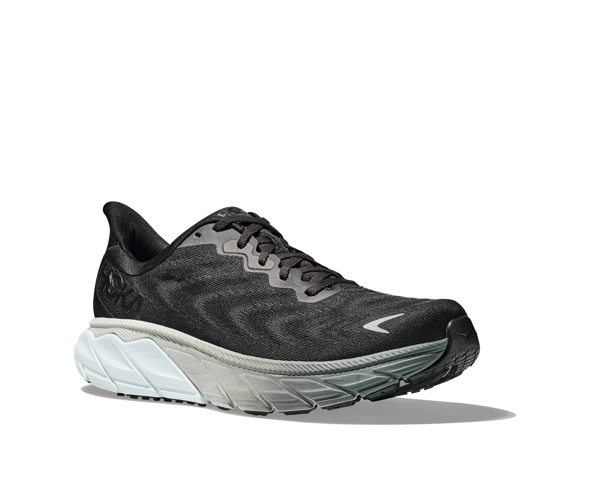 Men's Hoka Arahi 6 Color: Black/White (WIDE WIDTH)