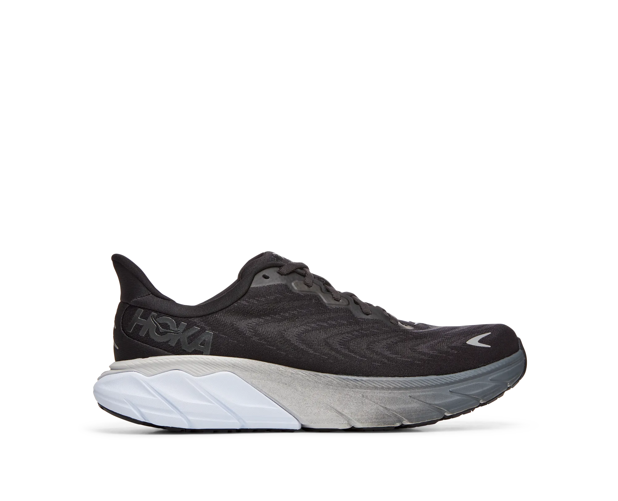 Men's Hoka Arahi 6 Color: Black/White (WIDE WIDTH)