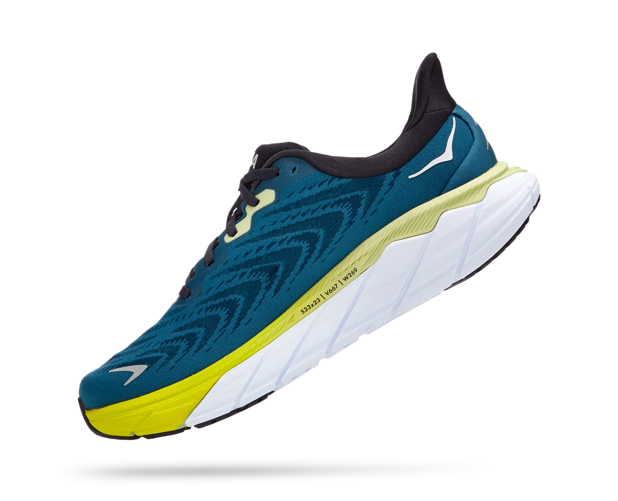 Men's Hoka Arahi 6 Color: Blue/Blue Coral