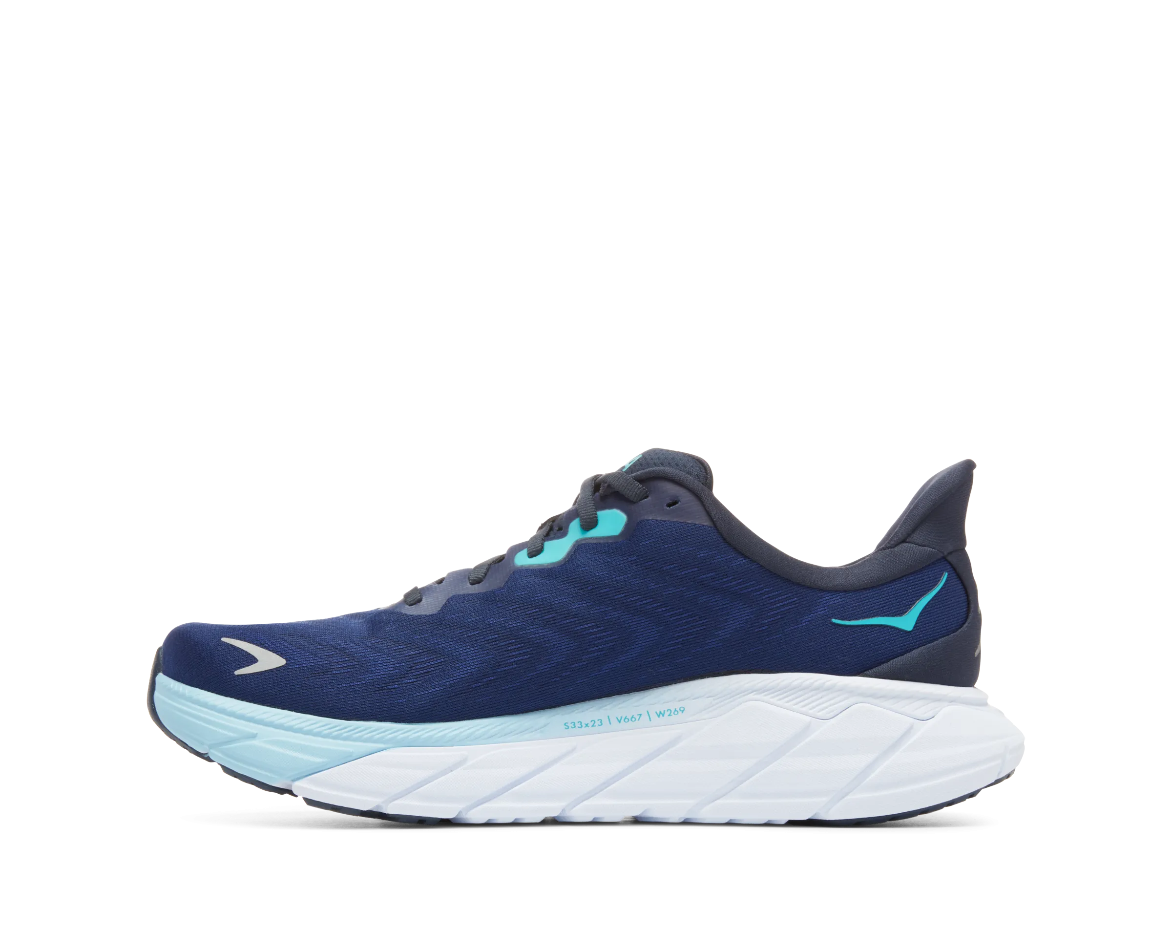 Men's Hoka Arahi 6 Color: Outer Space/Bellwether Blue