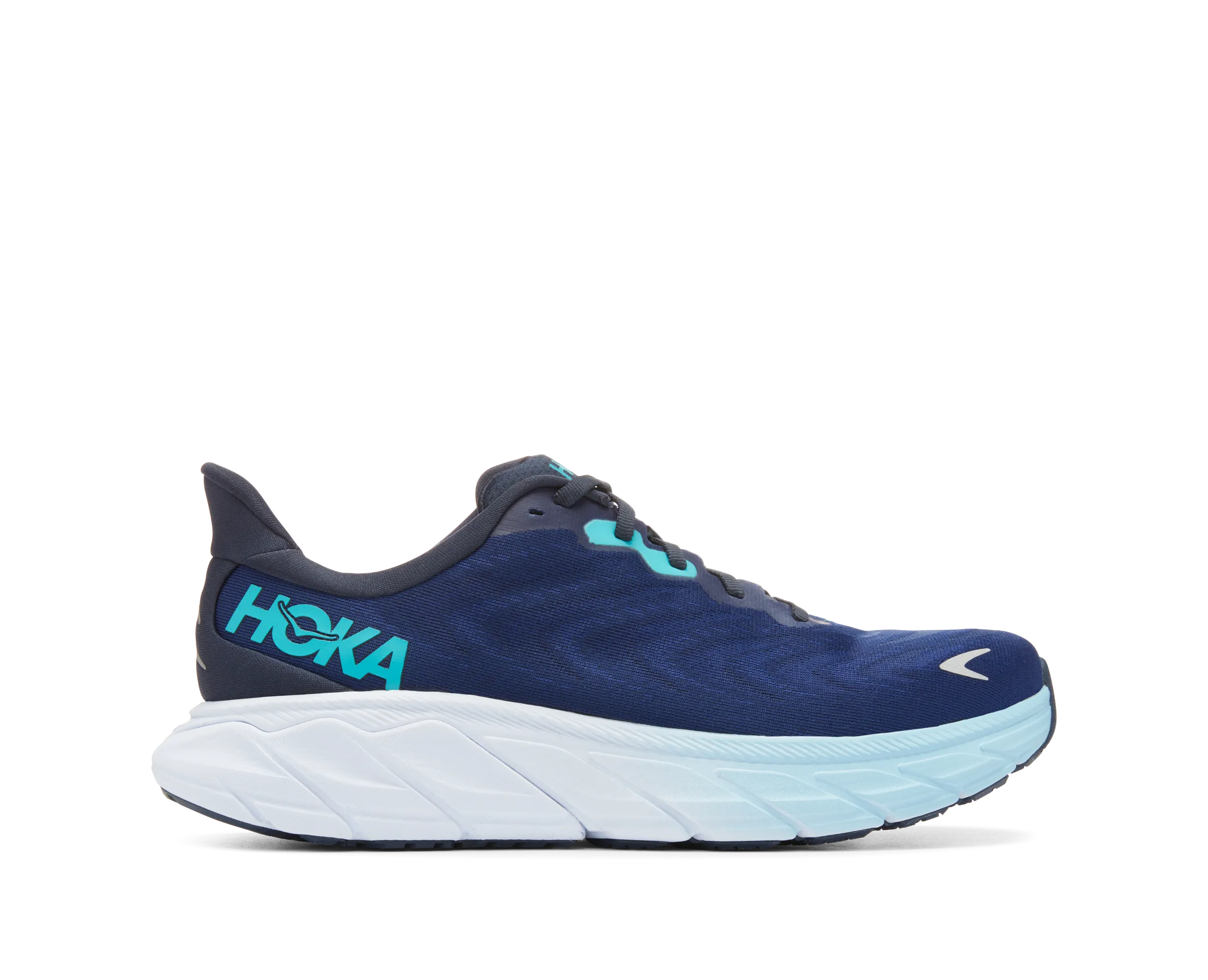 Men's Hoka Arahi 6 Color: Outer Space/Bellwether Blue