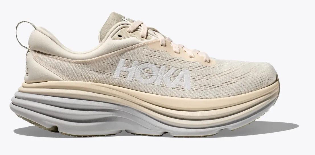 Men's Hoka Bondi 8 1123202OKB Color:  Oat Milk/Barley