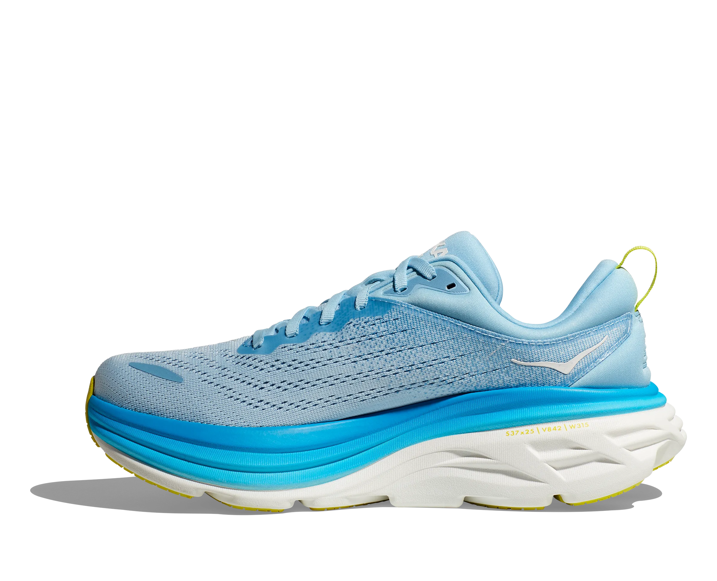 Men's Hoka Bondi 8 Color: Airy Blue / Diva Blue