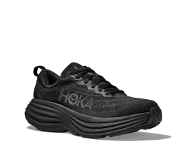 Men's Hoka Bondi 8 Color: Black/Black (EXTRA WIDE WIDTH)