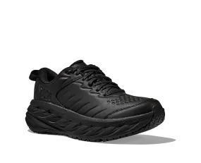 Men's Hoka Bondi SR Color: Black/Black (WIDE WIDTH)