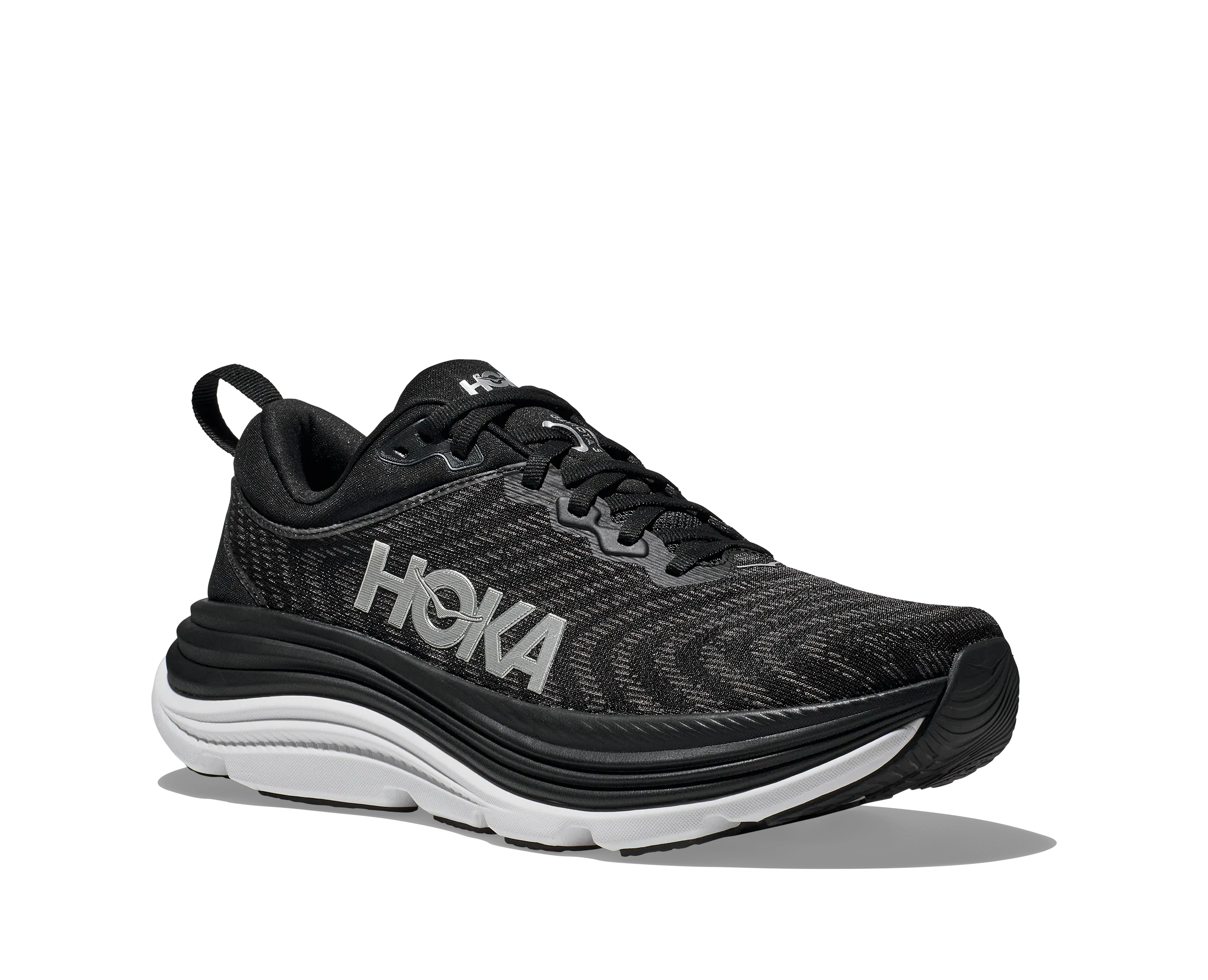 Men's Hoka Gaviota 5 Color: Black / White