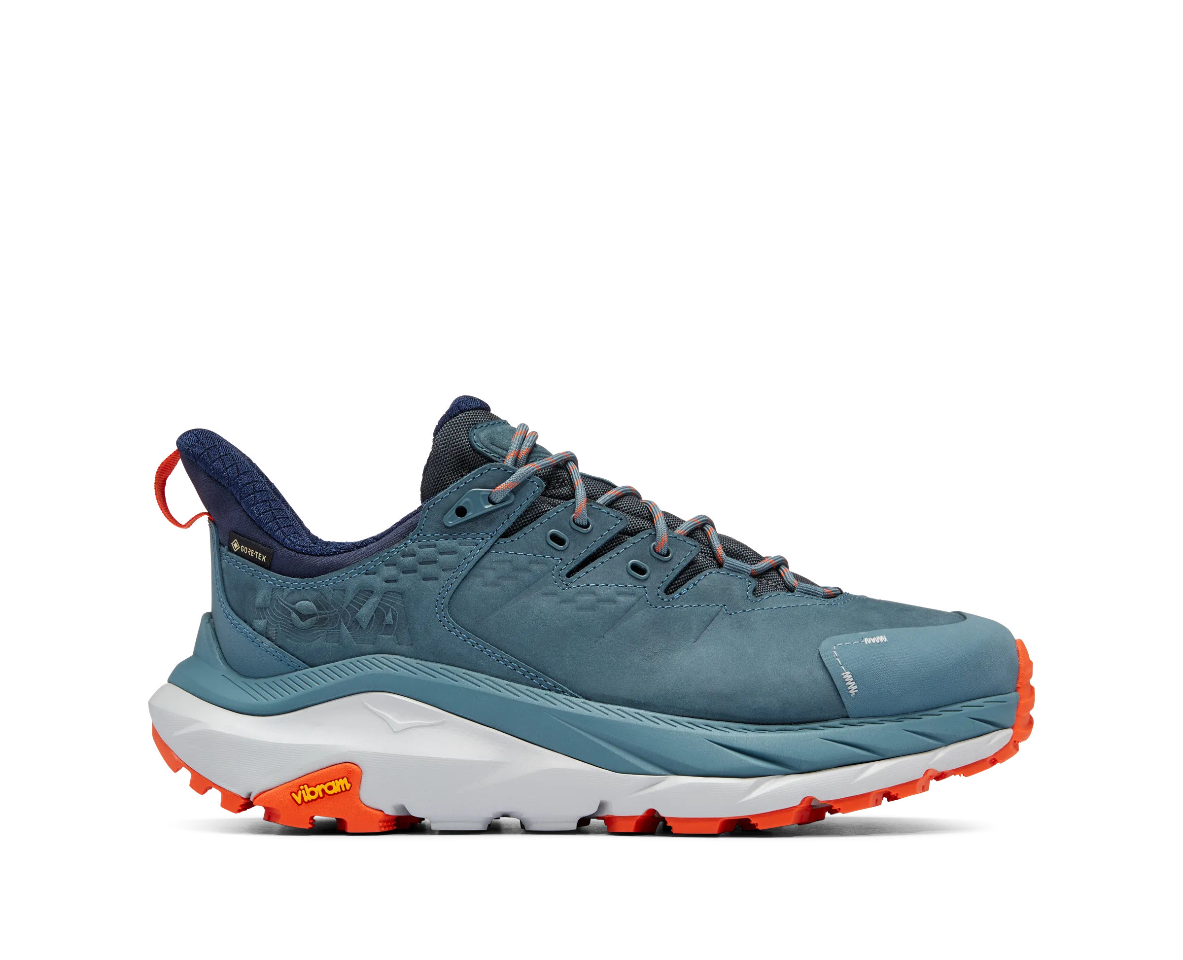 Men's Hoka Kaha 2 Low GTX Color: Goblin Blue/Harbor Mist