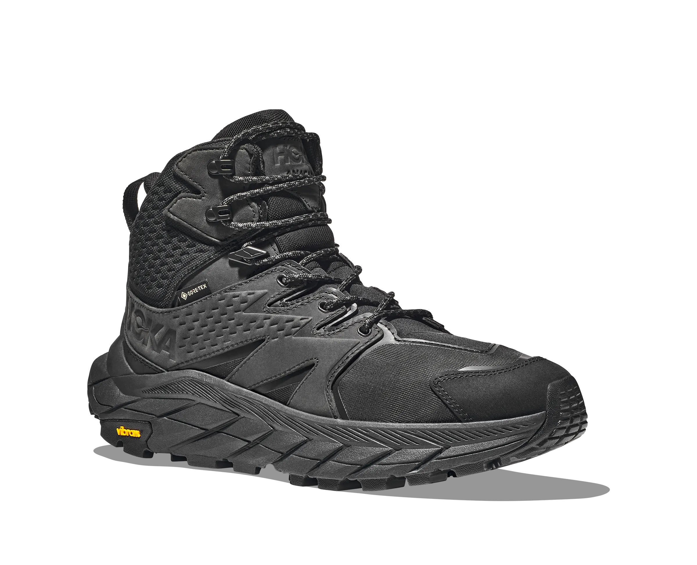 Men's Hoka One One Anacapa Mid GTX Color: Black/Black