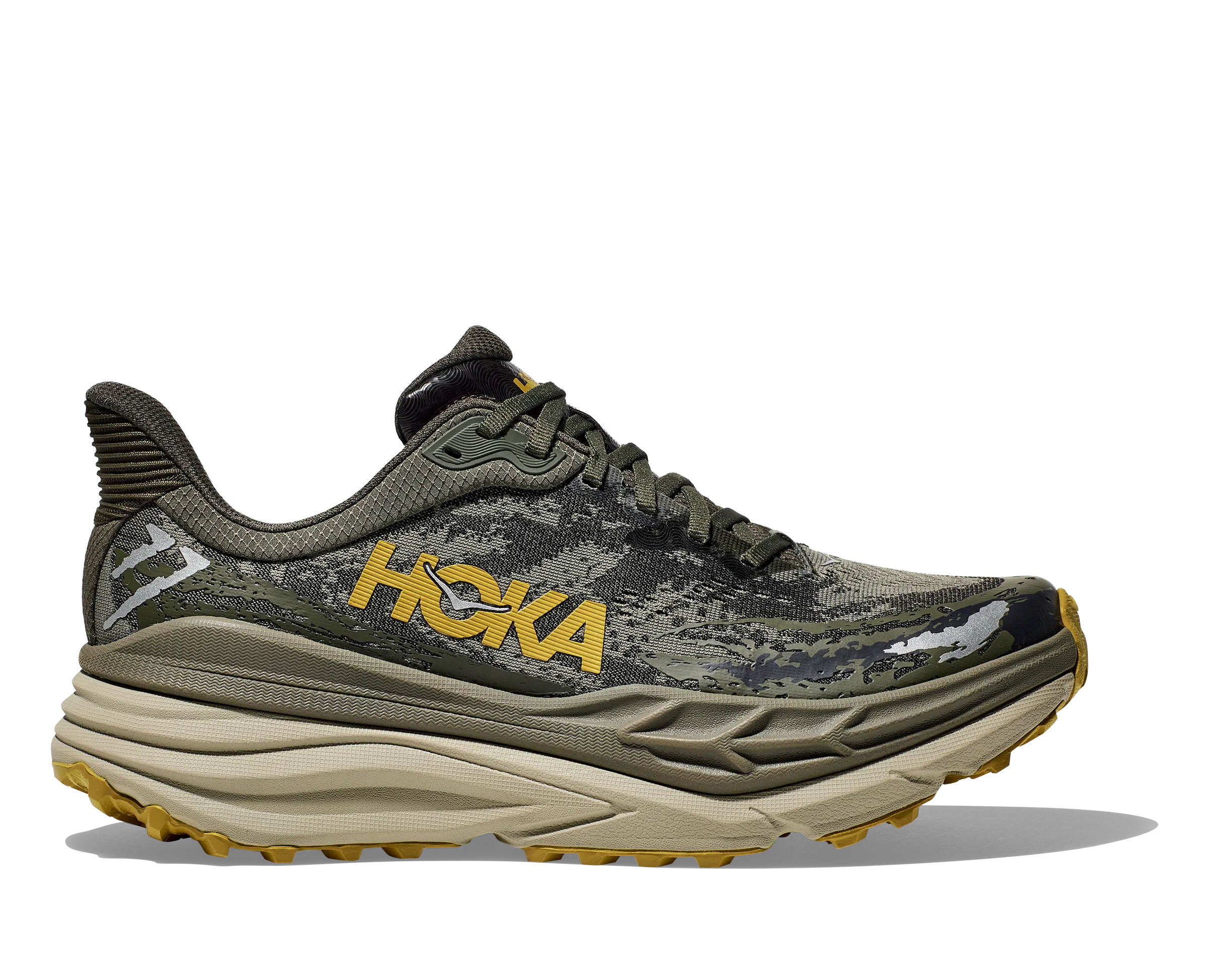 MEN'S HOKA STINSON 7 1141530OZF COLOR:  OLIVE HAZE/FOREST COVER