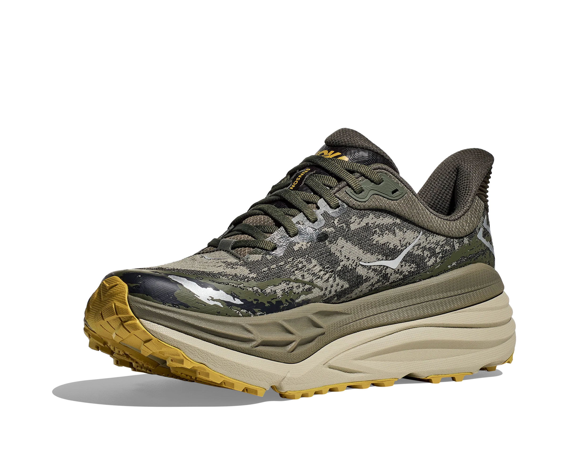 MEN'S HOKA STINSON 7 1141530OZF COLOR:  OLIVE HAZE/FOREST COVER