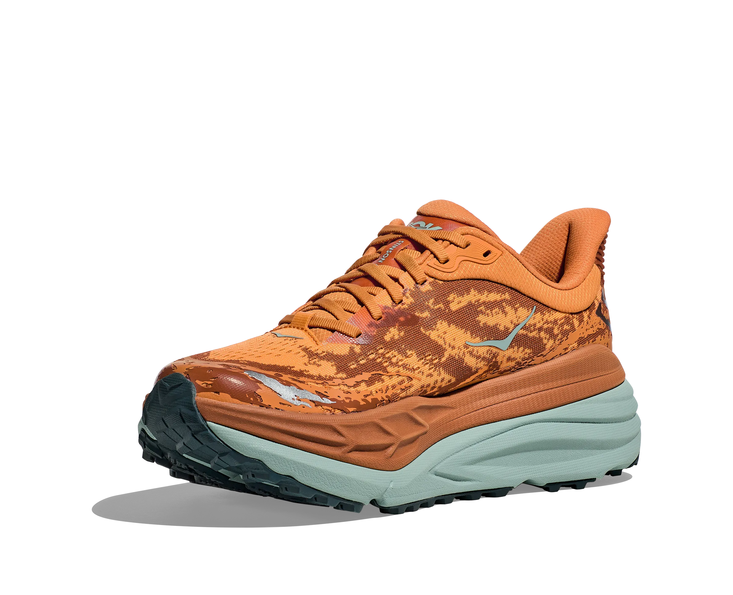 Men's Hoka Stinson 7 Color: Amber Haze / Amber Brown