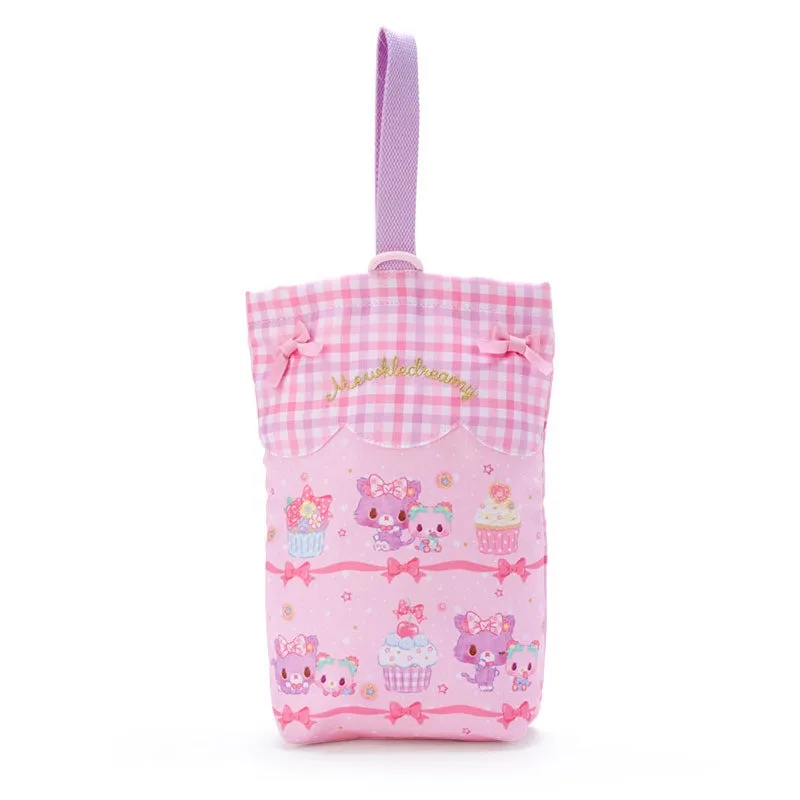 Mewkledreamy Small Travel Bag (Lilac Gingham Series)