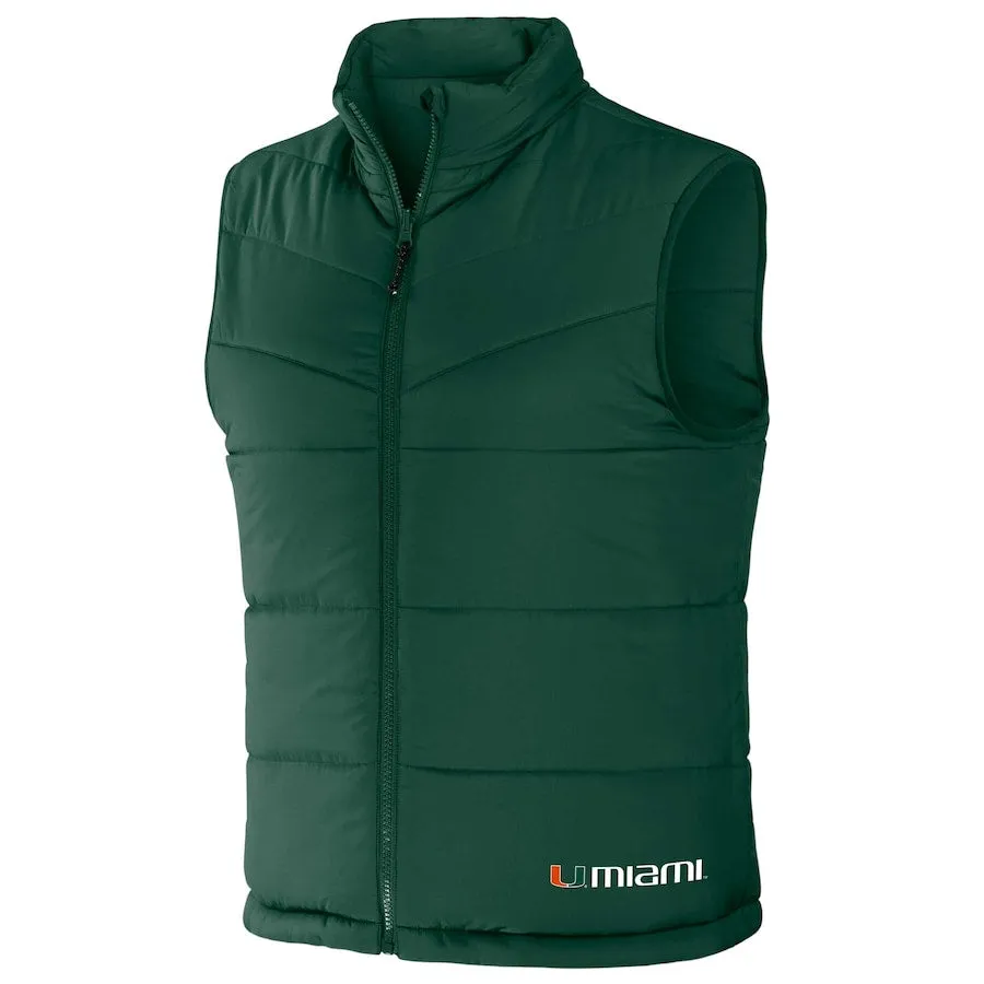 Miami Hurricanes Darius Rucker Colorblocked Reversible Vest - Orange/Green