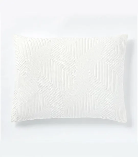 Modern Geo Duvet Cover Shams White