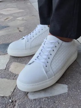 Montreal White Low-Top Sneakers