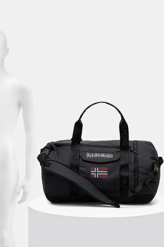 Napapijri bag Bering Travel black color NP0A4HXS0411