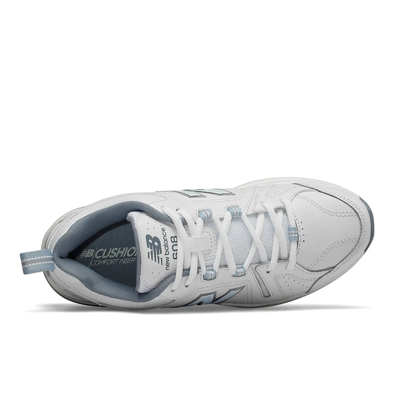 New Balance 608v5 Women's WHITE LEATHER Trainers