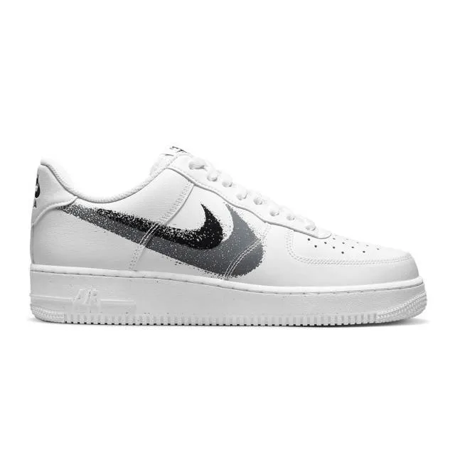 Nike Air Force 1 '07 (Spray Paint Swoosh/ White/ Cool Gr...