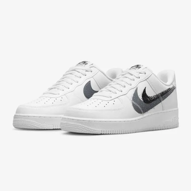 Nike Air Force 1 '07 (Spray Paint Swoosh/ White/ Cool Gr...