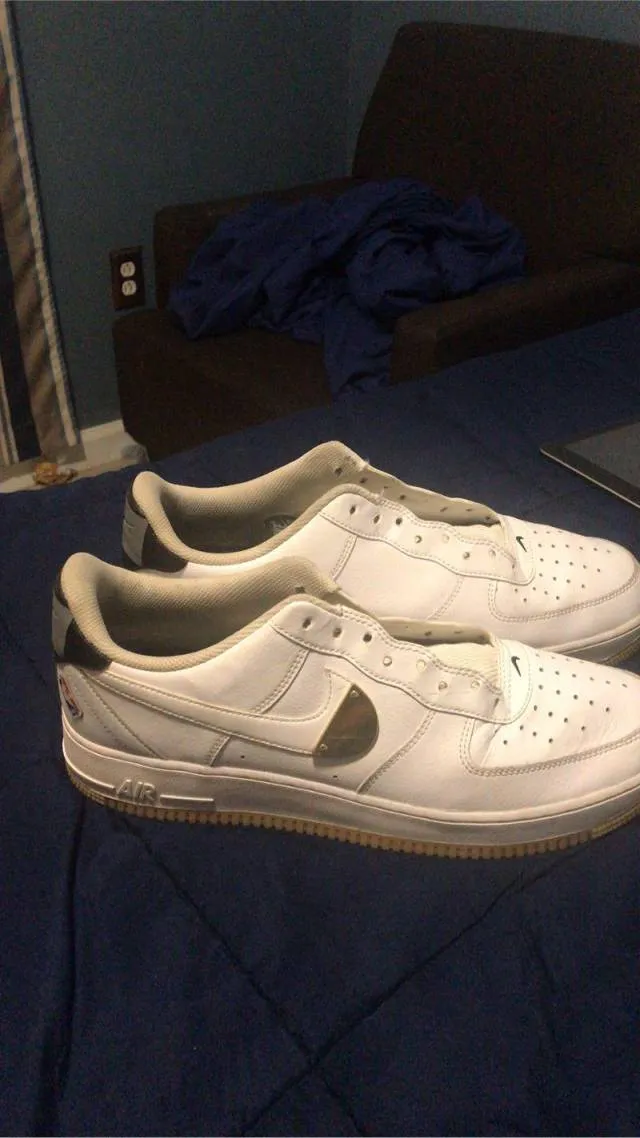 Nike Air Force 1 Low NBA White Grey Gum