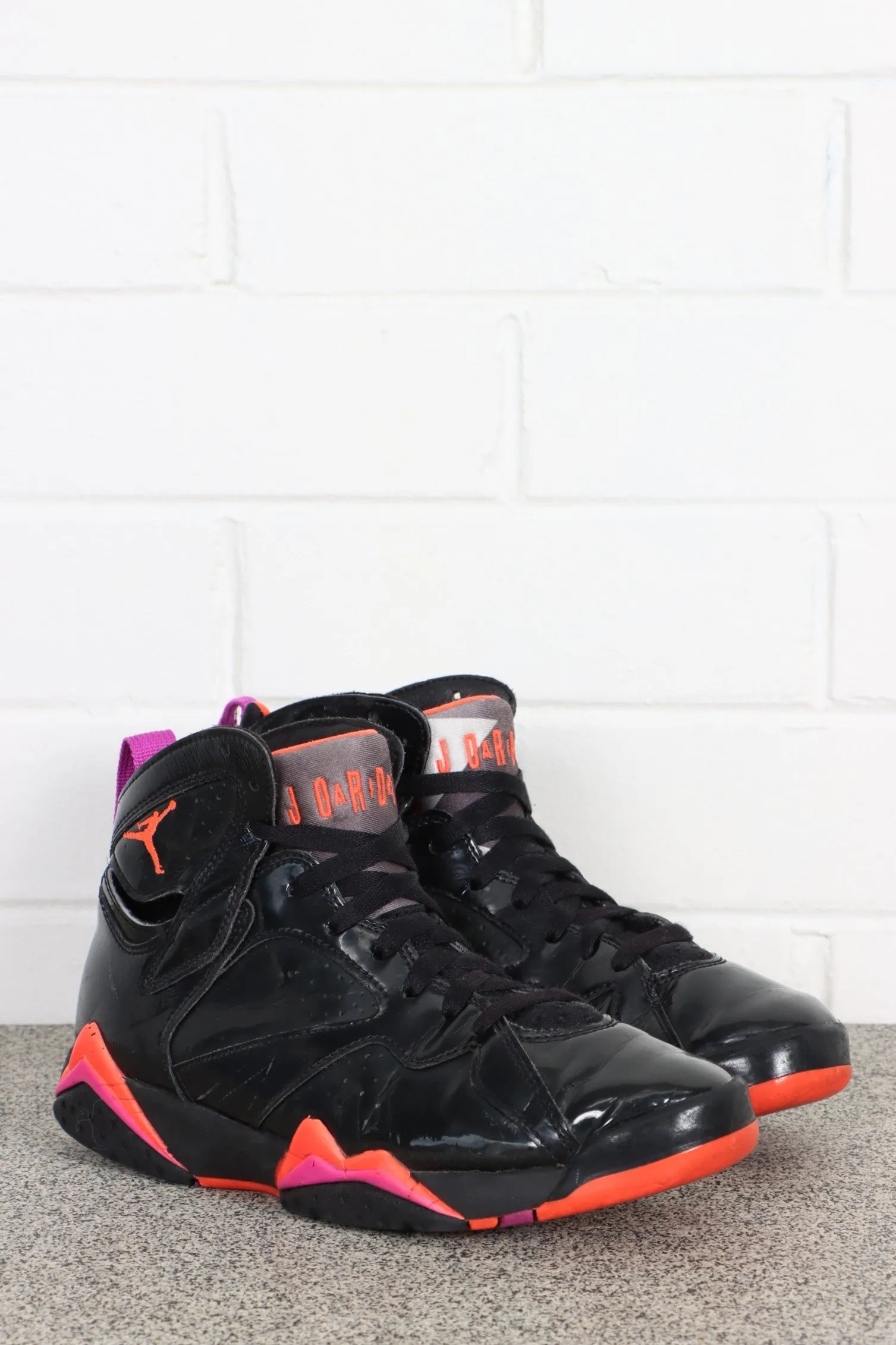 NIKE Air Jordan 7 Retro 'Black Gloss' Sneakers (9)