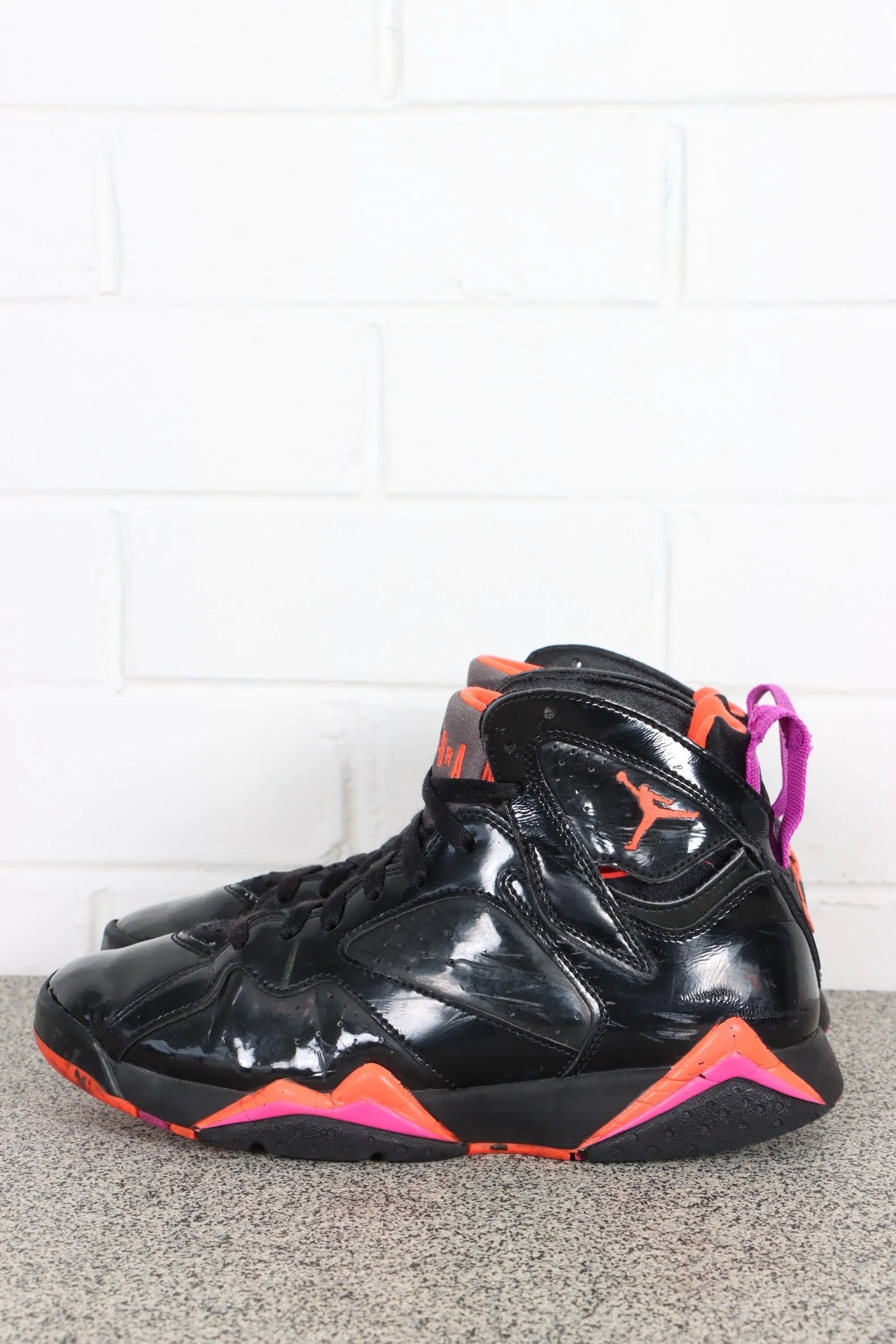 NIKE Air Jordan 7 Retro 'Black Gloss' Sneakers (9)