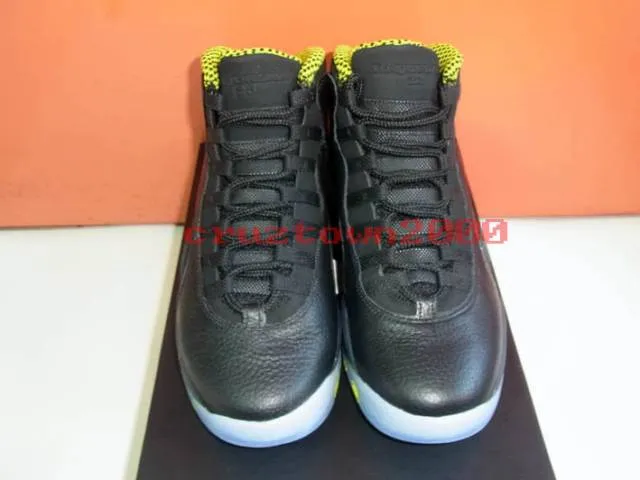 Nike Air Jordan X 10 Retro Black Venom Green