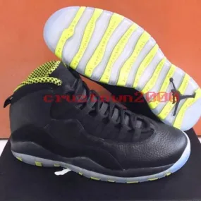 Nike Air Jordan X 10 Retro Black Venom Green