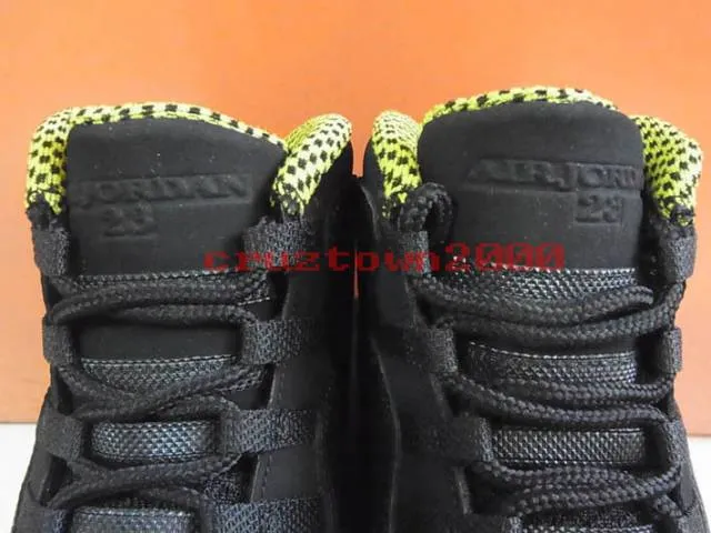 Nike Air Jordan X 10 Retro Black Venom Green