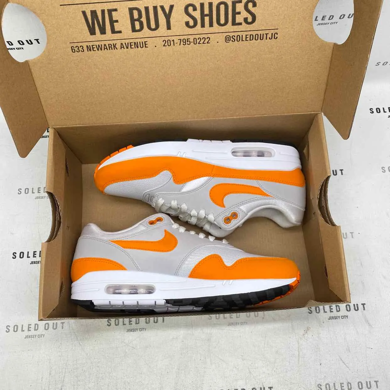 Nike Air Max 1 Anniversary Orange 2020 New Size 9