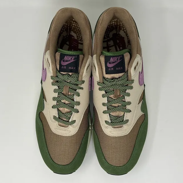 Nike Air Max 1 NH Treeline 2022 Green Light Bordeaux Men...