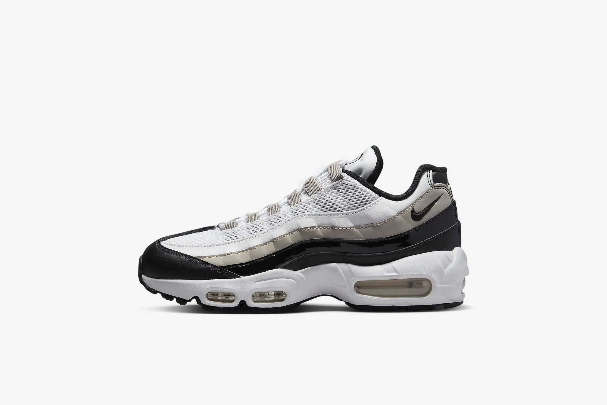 Nike Air Max 95 W - White / Black Lt-Iron Ore