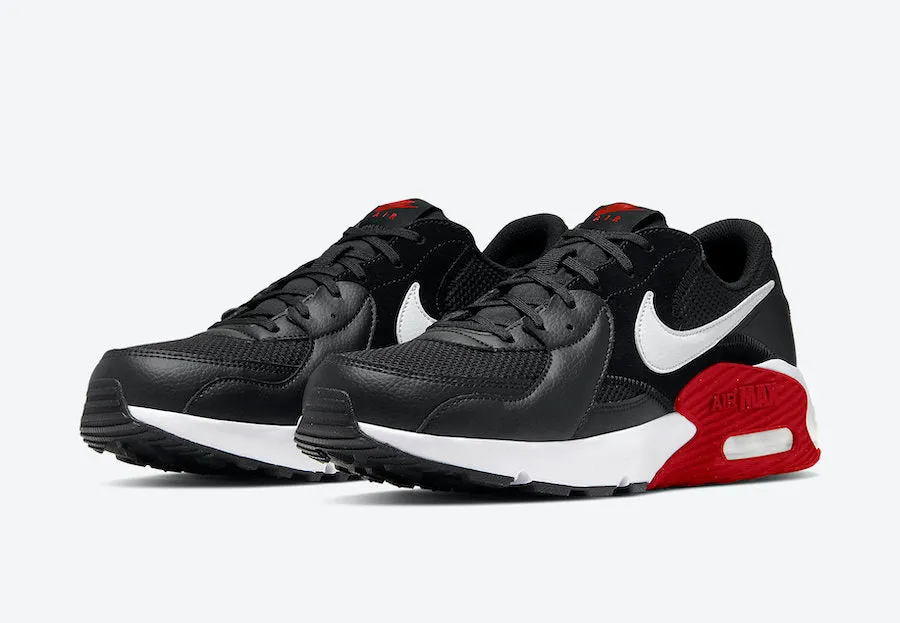 NIKE AIR MAX EXCEE - BLACK/WHITE-UNIVERSITY RED