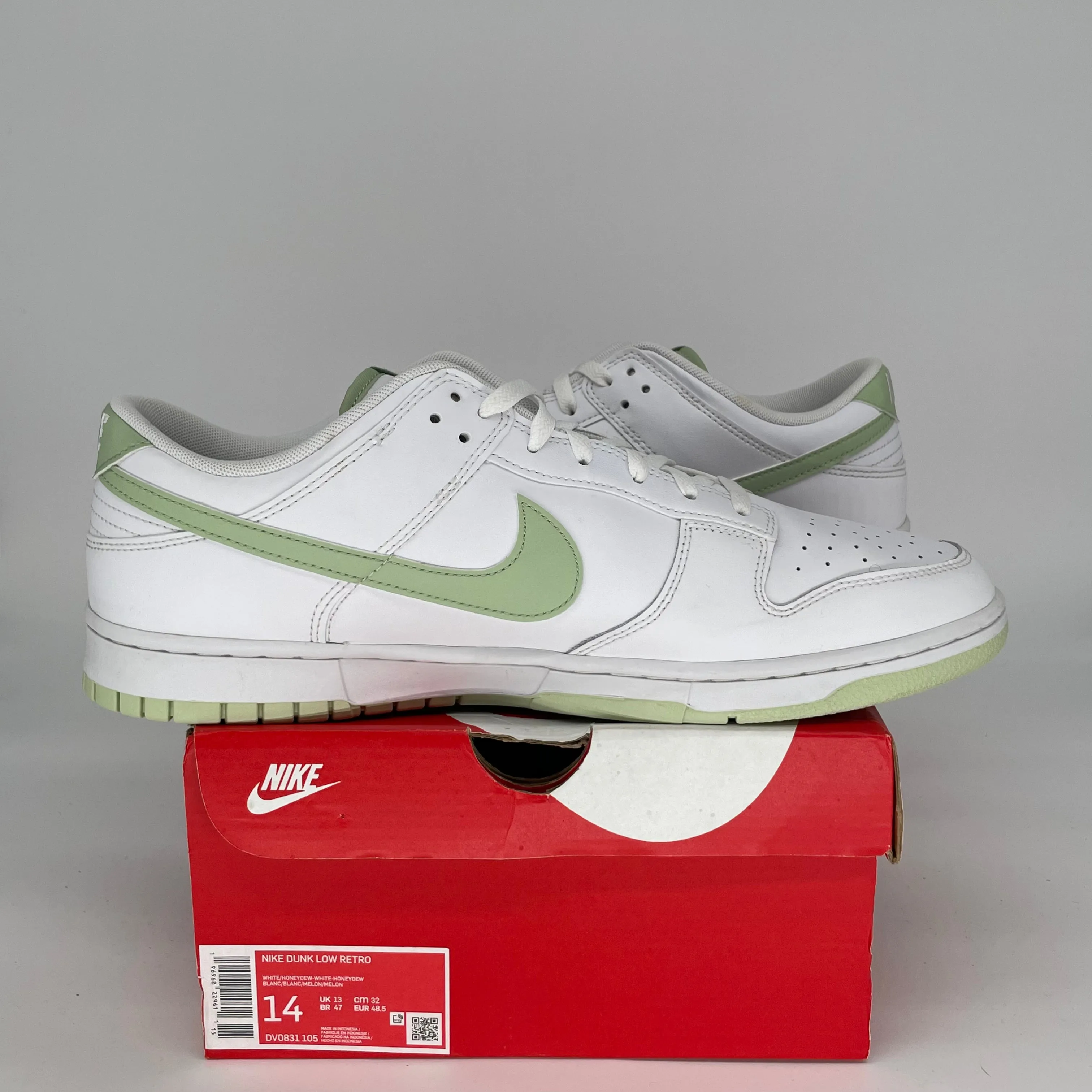 NIKE DUNK LOW HONEYDEW SIZE 14 DV0831-105