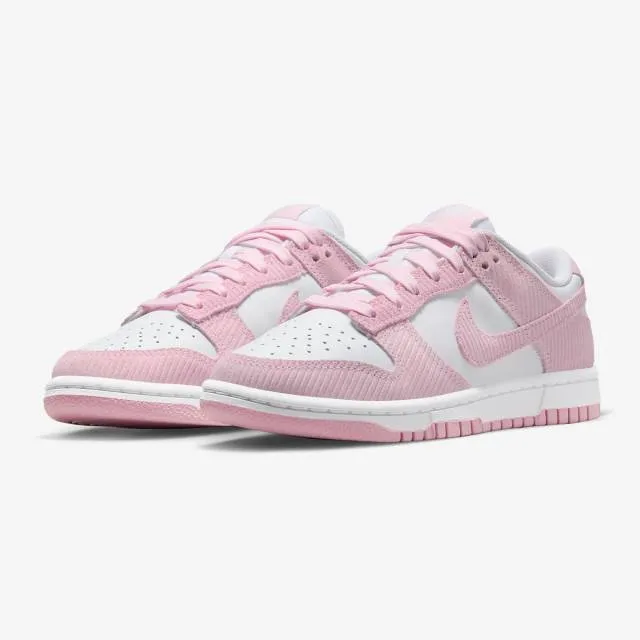 Nike Dunk Low (Pink Corduroy/ White/ Pink Foam) Sizes 6-...