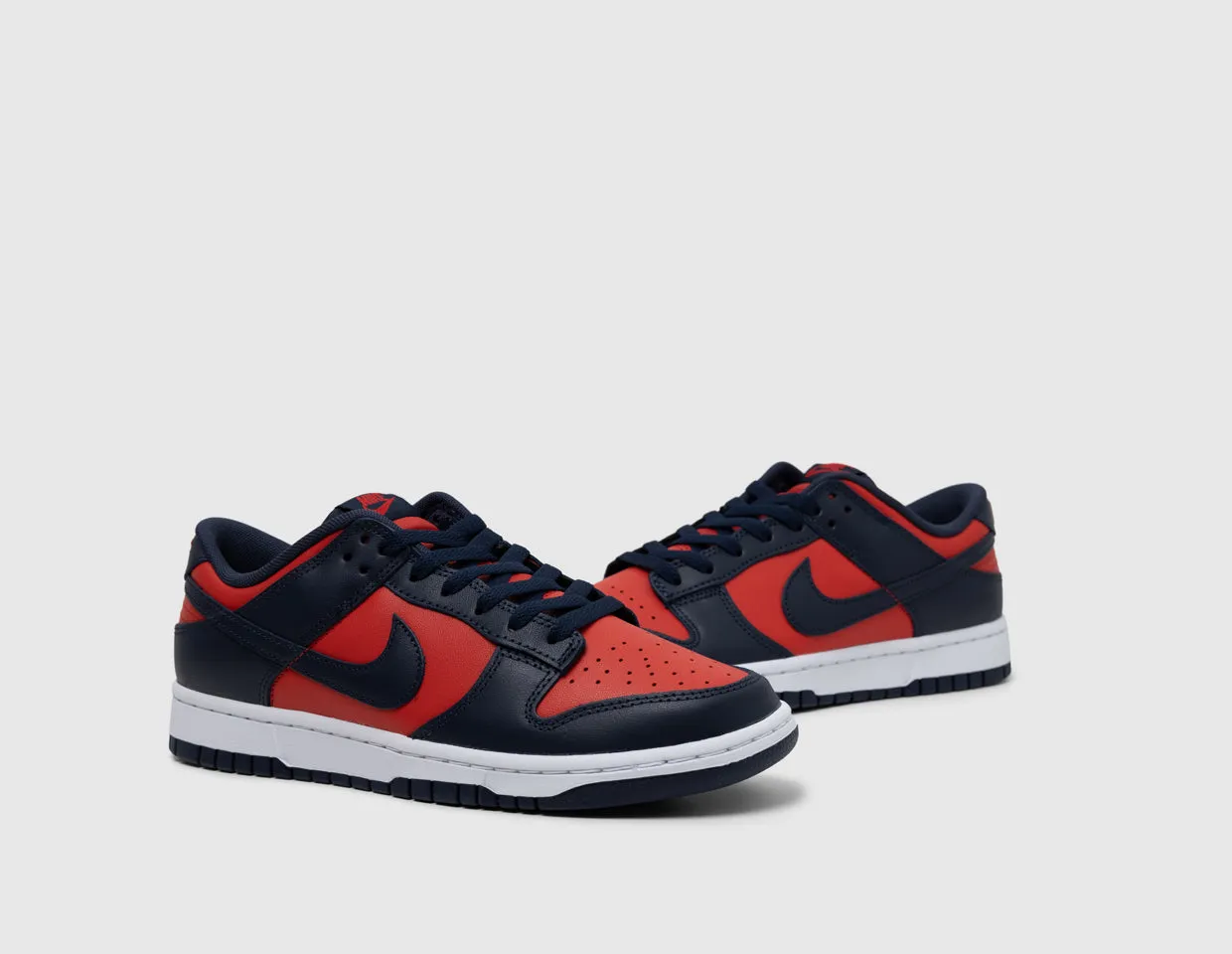 Nike Dunk Low Retro University Red / Obsidian - White