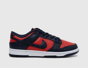 Nike Dunk Low Retro University Red / Obsidian - White