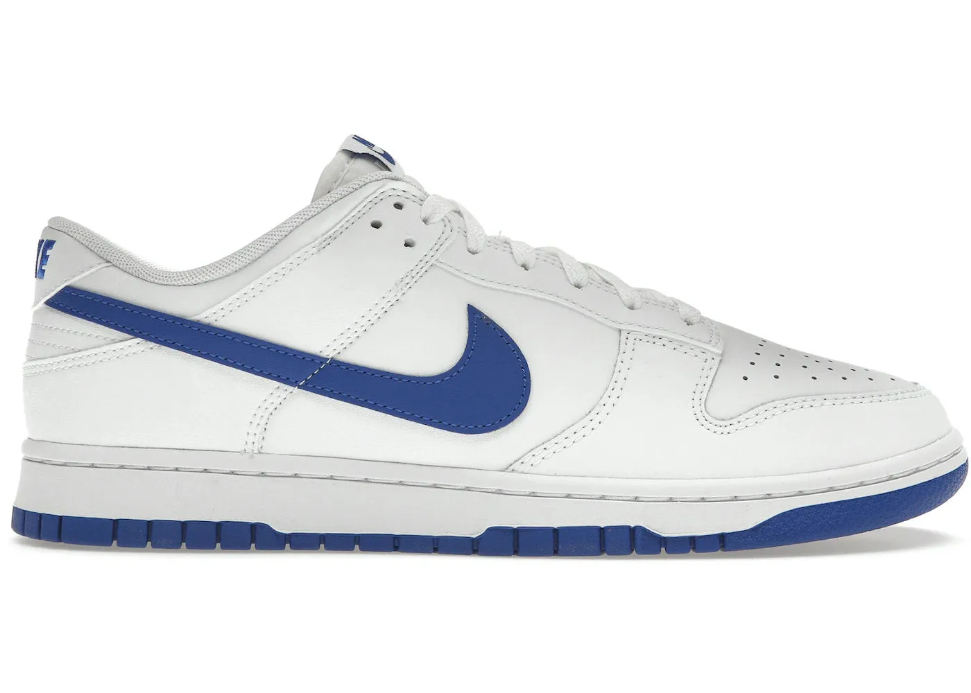 Nike Dunk Low-White Hyper Royal