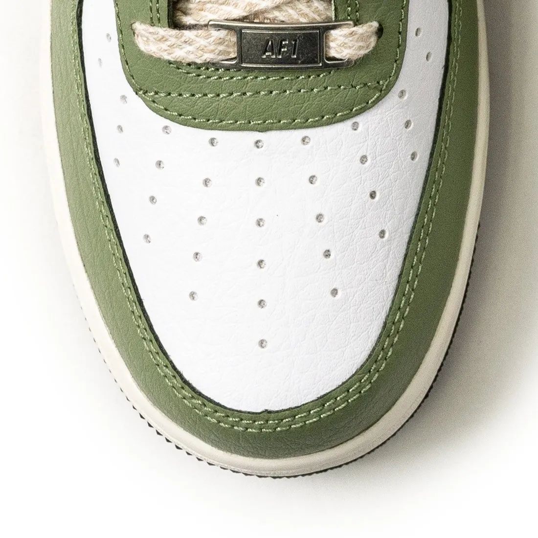 Nike Men Air Force 1 '07 (oil green / safety orange-white-sail)