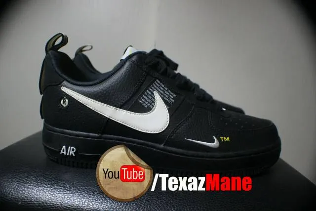 Nike Men?s Air Force 1 Size 9 Utility Low - Black sample