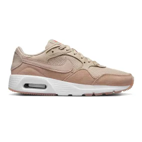 NIKE WOMENS AIR MAX SC - FOSSIL SONE/PINK OXFORD