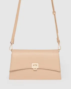 Nude Yamini Lock Shoulder Bag