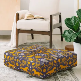 Ole Western Fairytale Floor Pouf Pillow Square (DS)