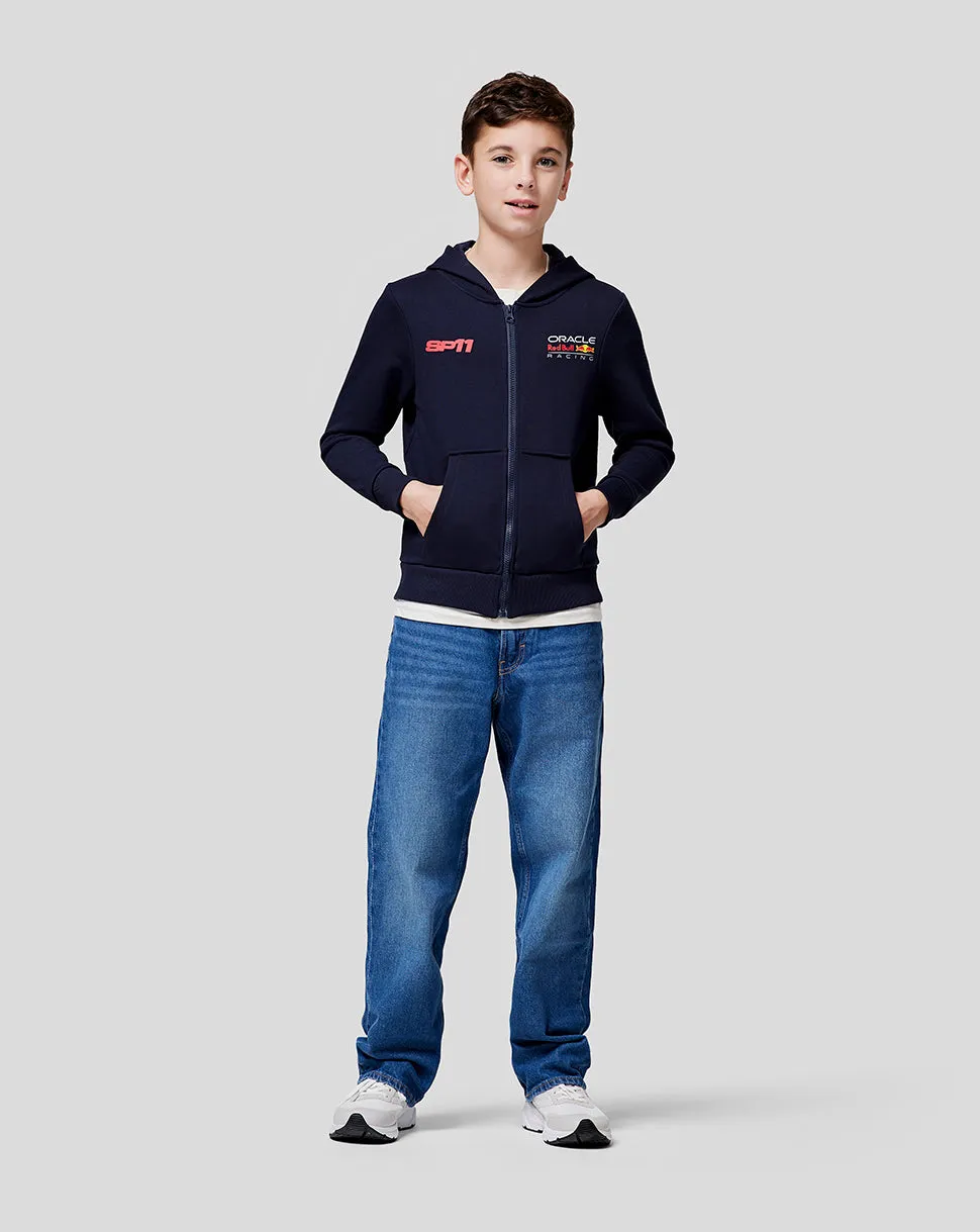 Oracle Red Bull Racing Juniors Checo Race Car Zip Hoodie - Night Sky